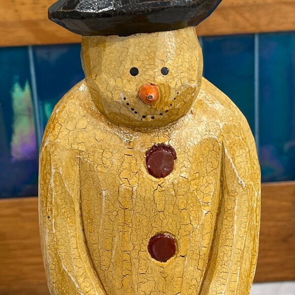Vintage Farmhouse Snowman - Picture 6 of 11